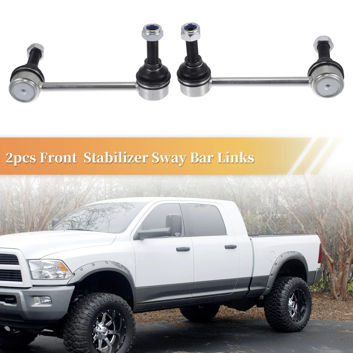 2pcs Front Stabiliser Sway Bar Link Replacement for Dodge Durango (2011–2015)