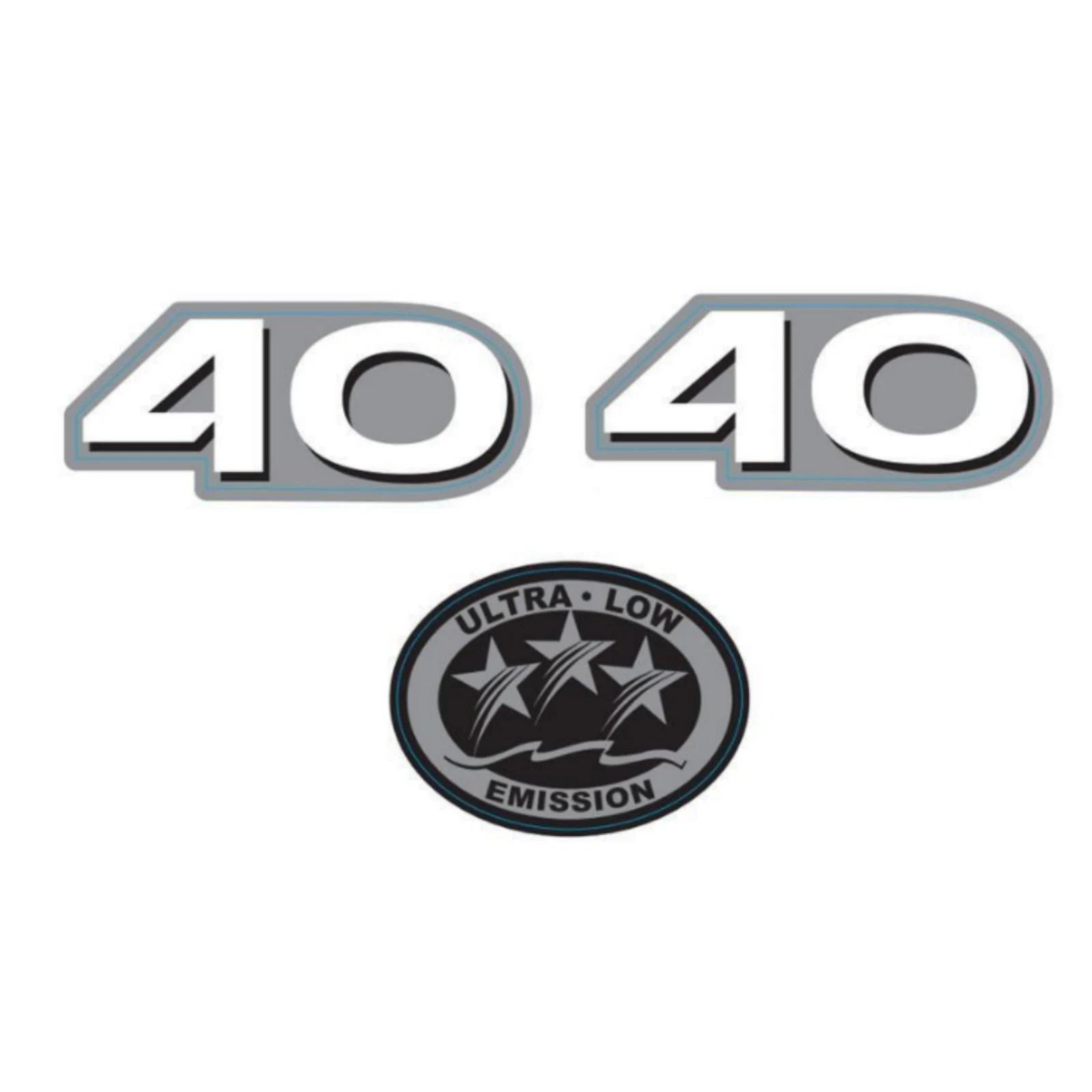 Horsepower Label Decal Sticker for Yamaha Outboard Engine Cover (4 Stroke)