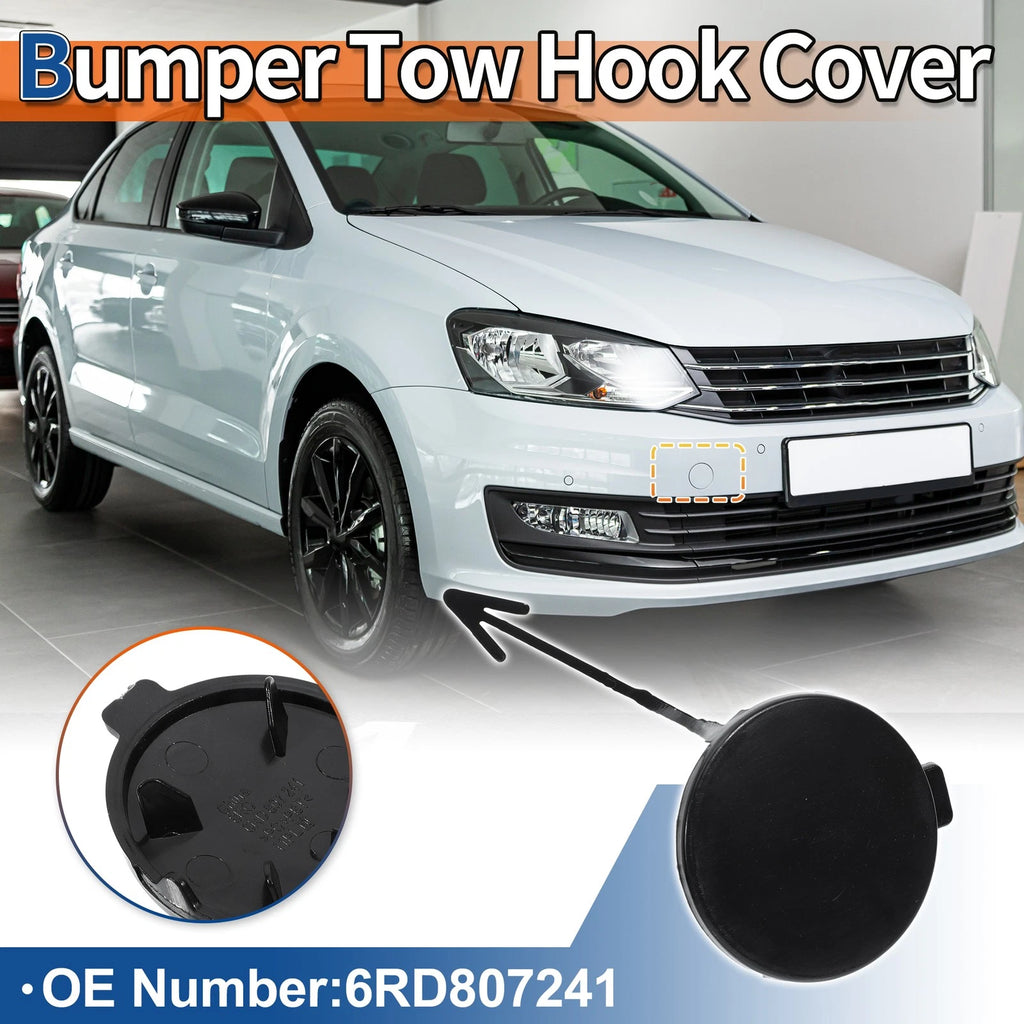 Front Tow Hook Cover Replacement for Volkswagen Polo 2009–2017
