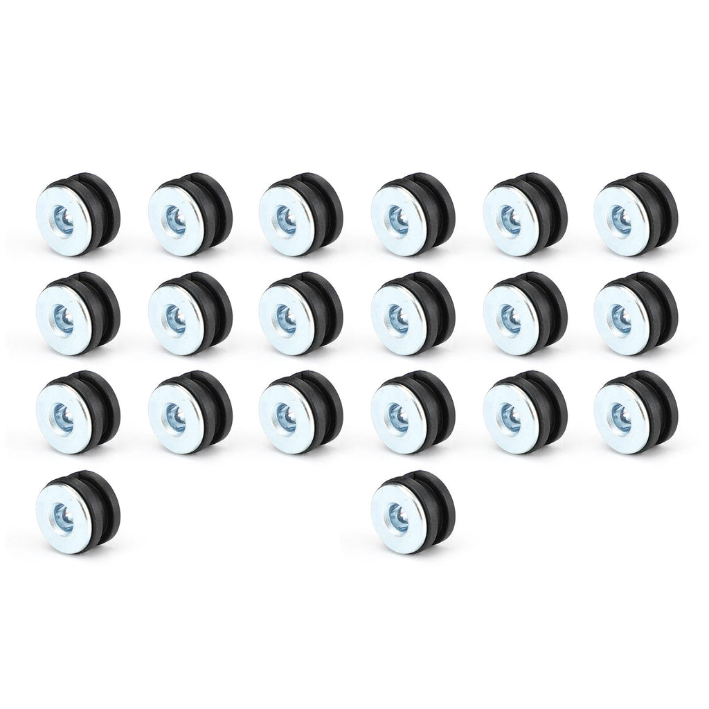 20 Pack Rubber Grommets for Honda Motorcycle Fairing (Universal)