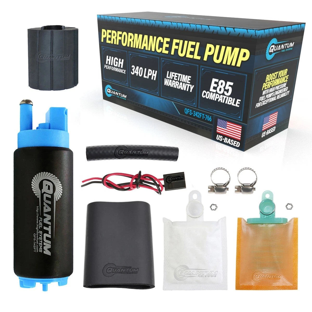 Fuel Pump Kit QFS 340LPH E85 for Ford Ranger (1998–2004)