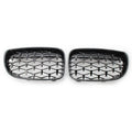 Gloss Black Front Grille for BMW 1 Series (E81 E82 E87 E88) (2008–2011)