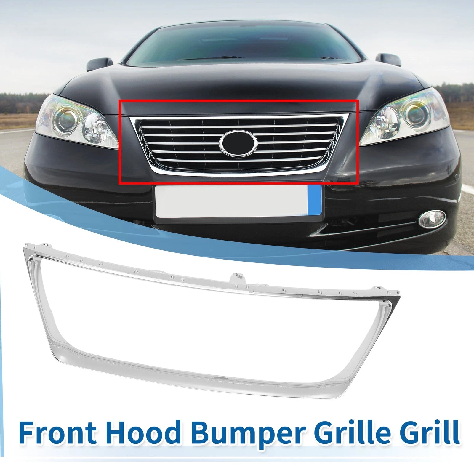 Front Hood Bumper Grille Trim for Lexus ES 350 (2007–2009)