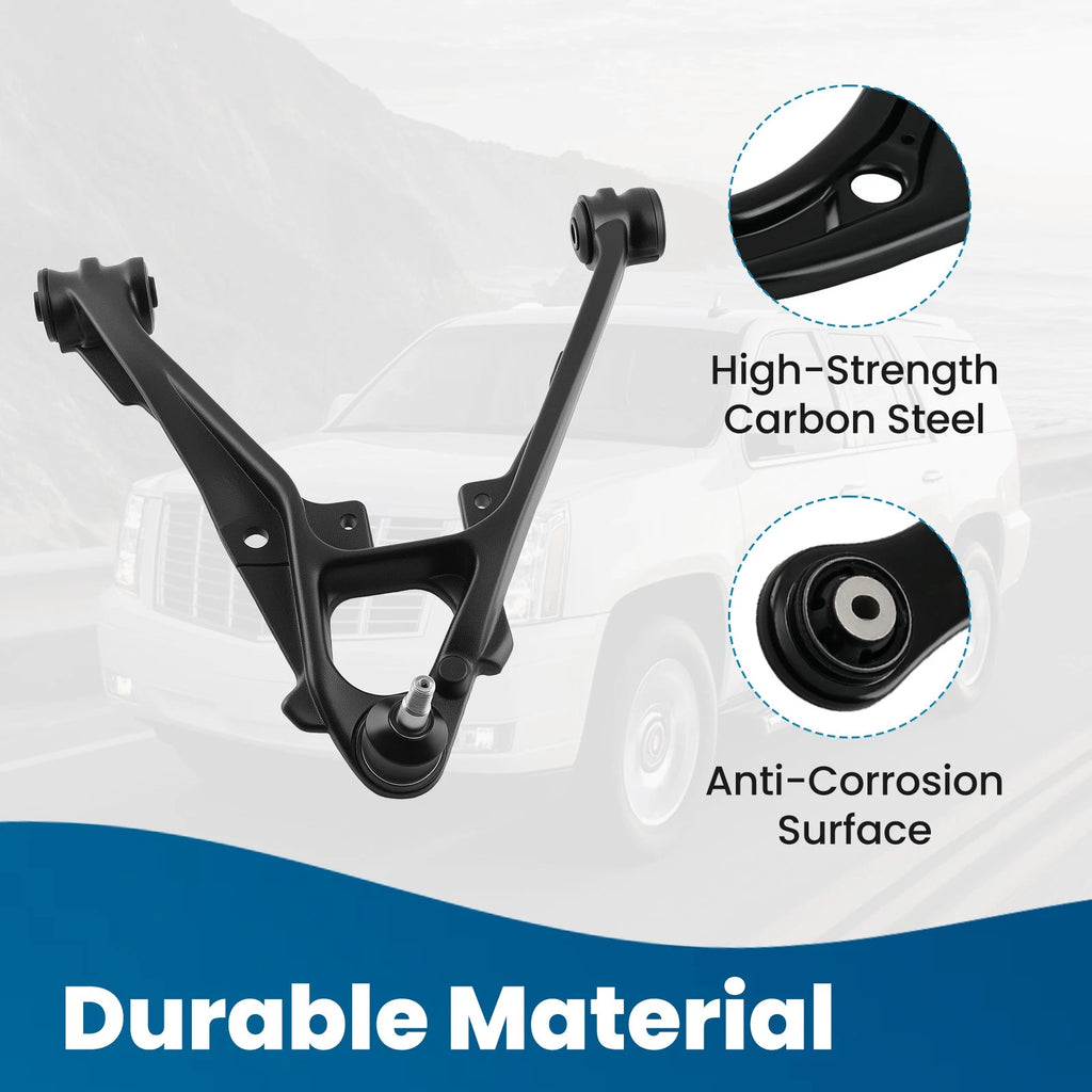 Front Left Lower Control Arm for Chevy Silverado Sierra 1500 (2007–2015)