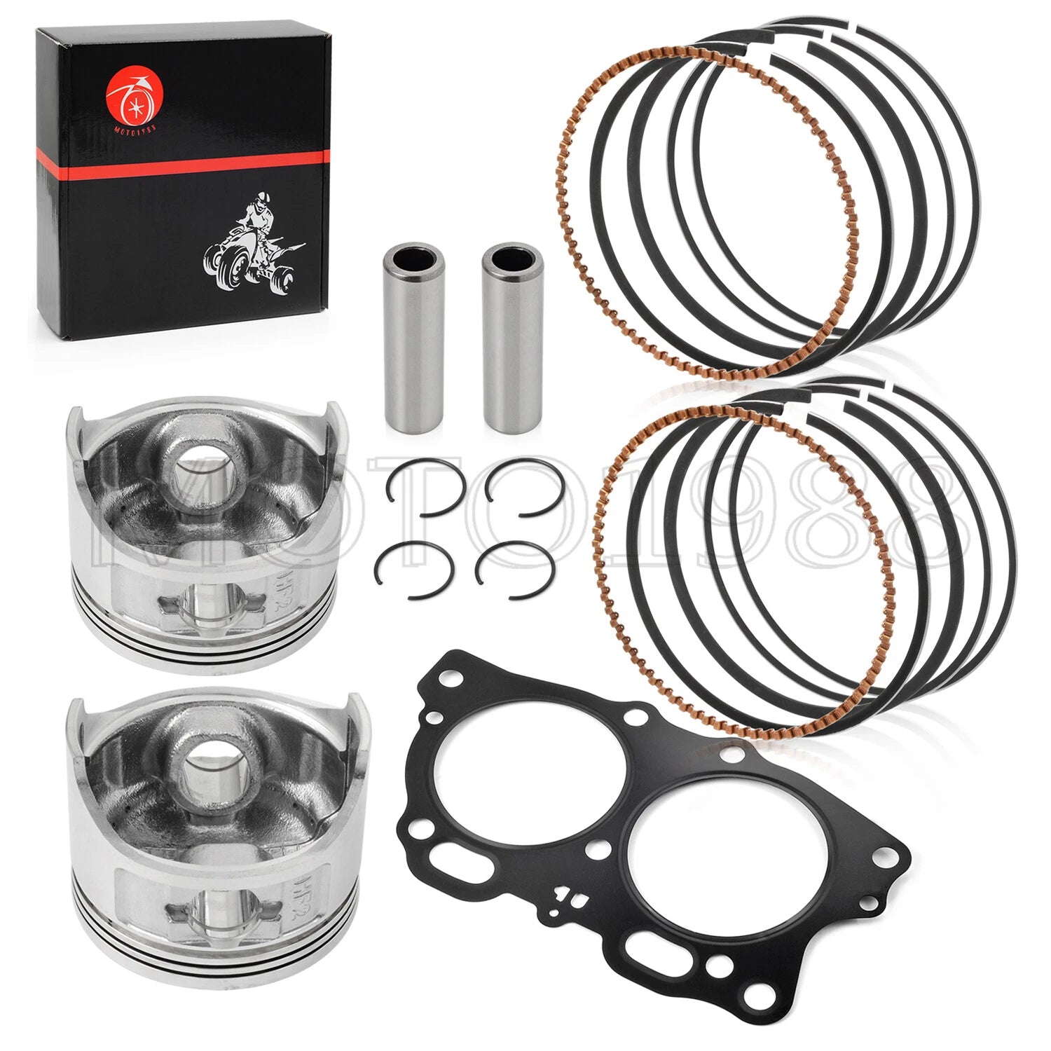 Piston Kit & Ring & Gasket for EZGO Golf Cart Robin 350cc EH35C (1996–2008)