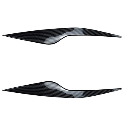 Eyelids Headlight Eyebrows Trim Carbon Fiber for Ford Focus MK2 C307 (2008–2010)
