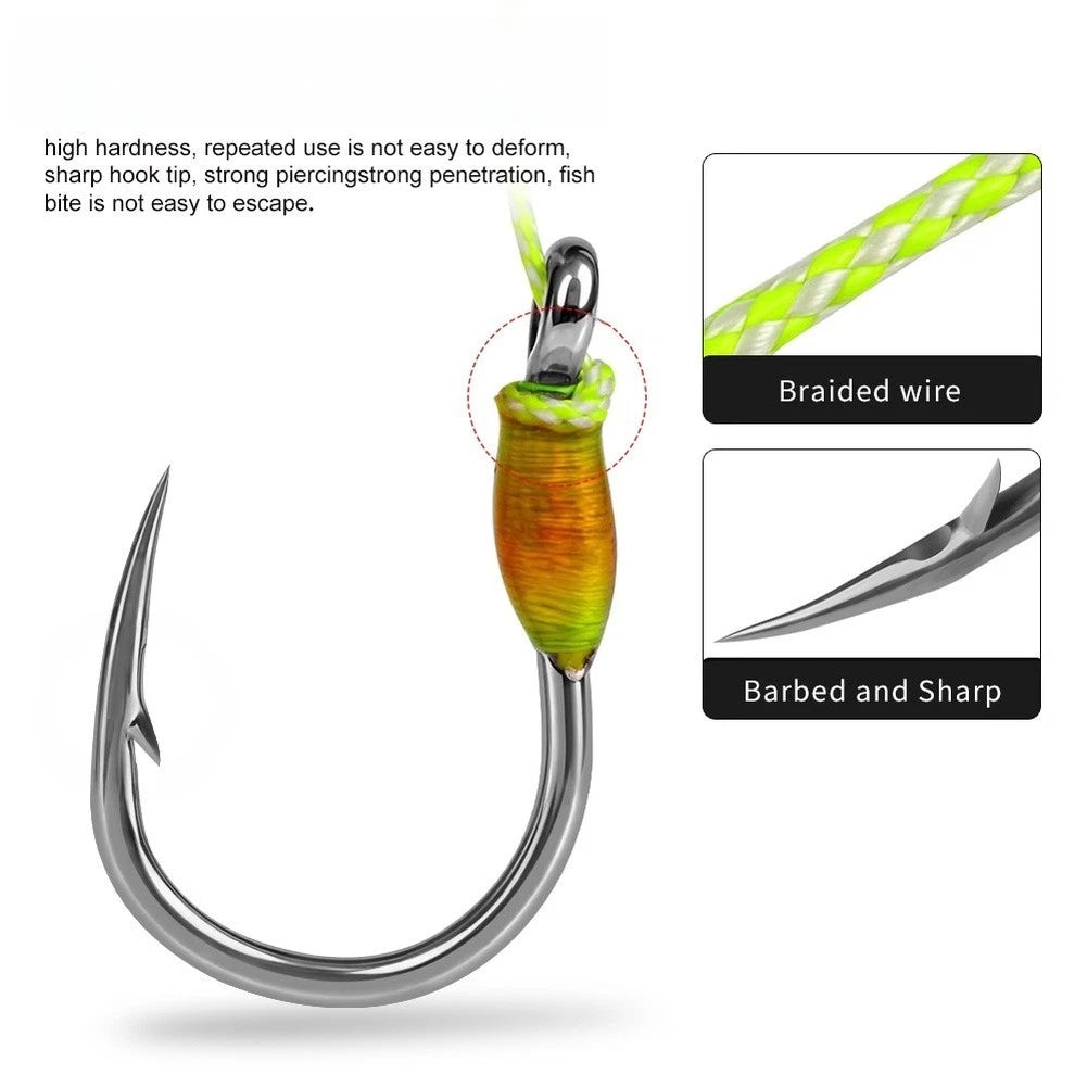 Stainless Steel Jigging Hooks for