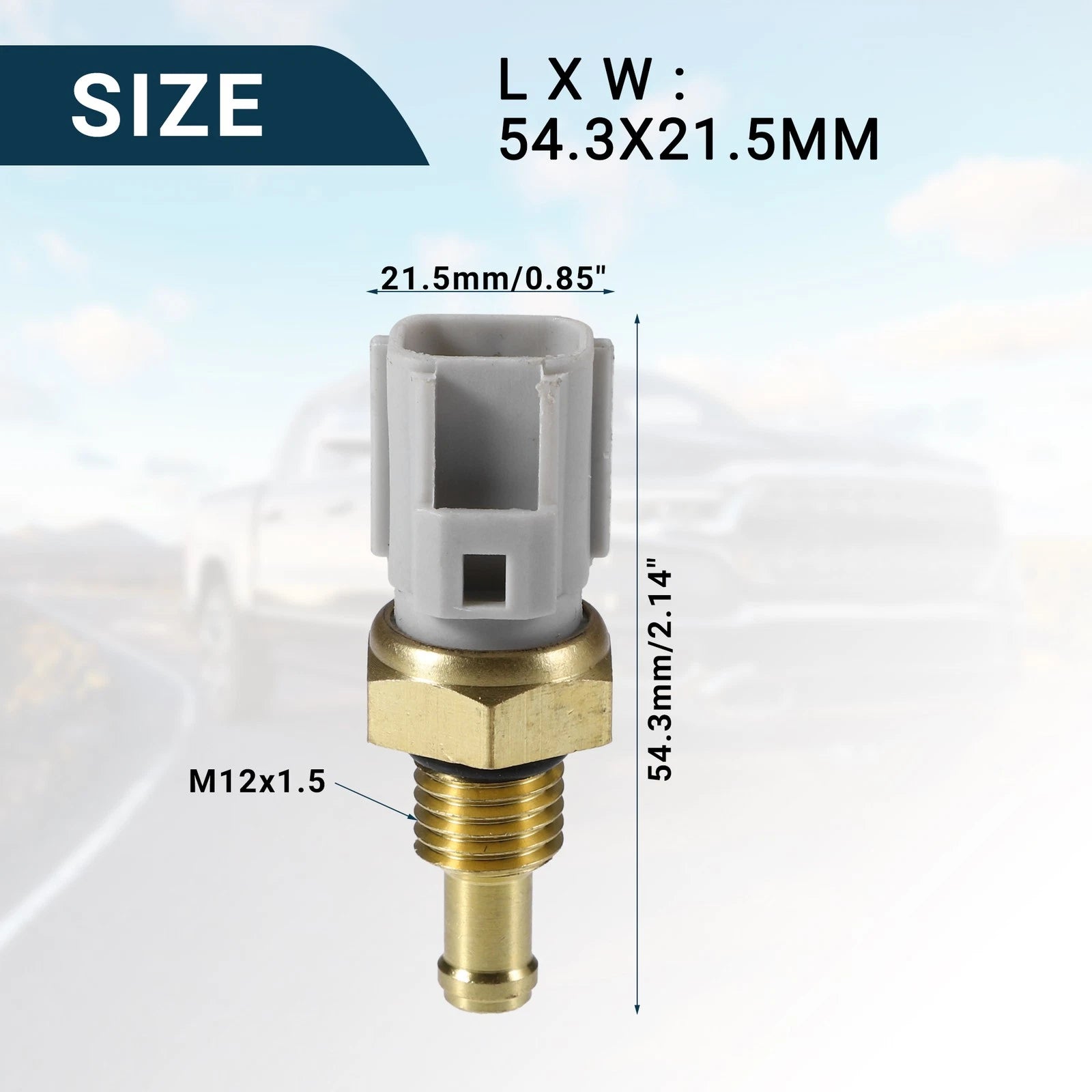 Coolant Temperature Sensor for Mazda 3 (2004–2009) 1Pcs