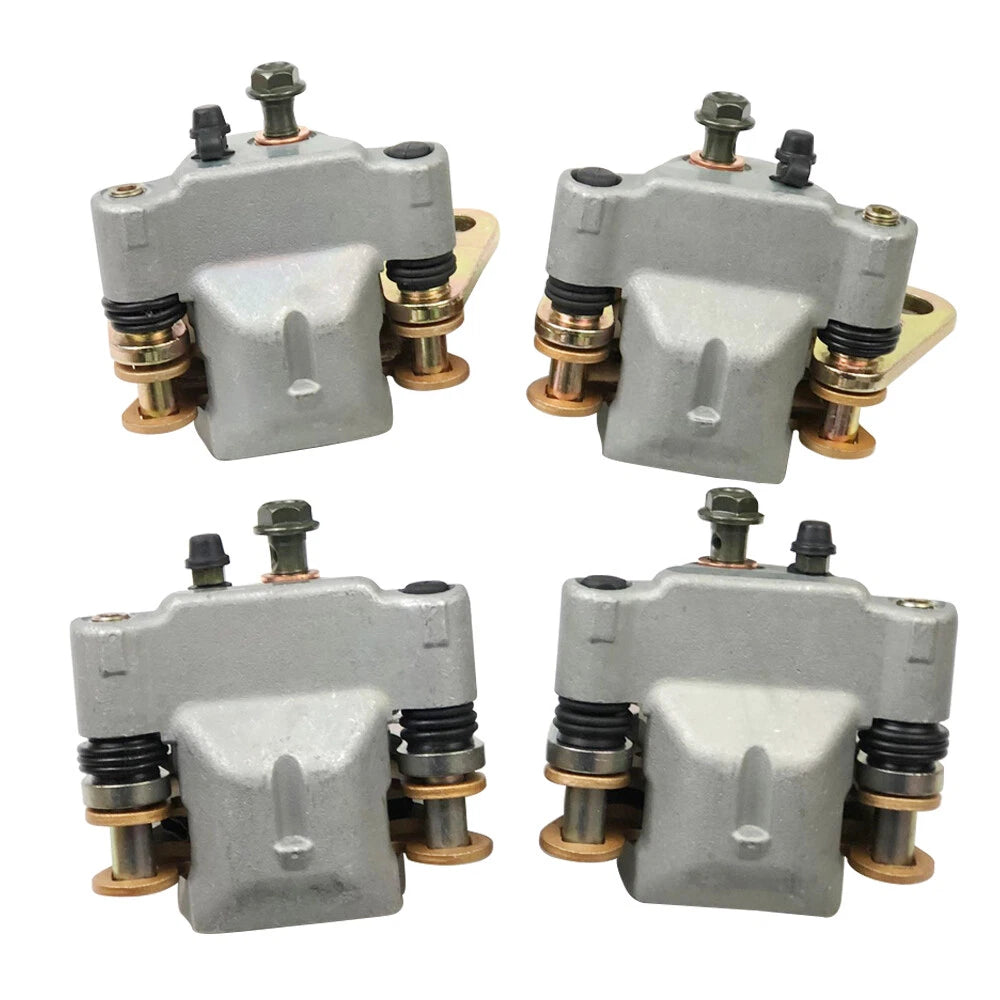 Front & Rear Brake Calipers w/Pads for Polaris Ranger 500 700 XP (2005–2021)