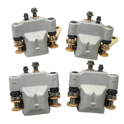 Front & Rear Brake Calipers w/Pads for Polaris Ranger 500 700 XP (2005–2021)
