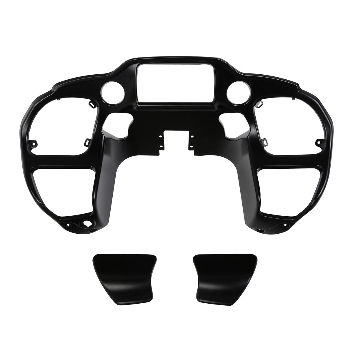 Inner Outer Fairing Glove Box Doors for Harley Road Glide FLTR (2015–2024) Black Denim