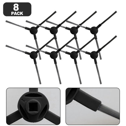 8 Pack Side Brush Accessories for GRUNDIG VCR 2330 Robot Vacuum Cleaner