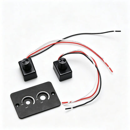 2X PWM LED Dimmer Switch for Motorhome Camper Boat (DC 12V)