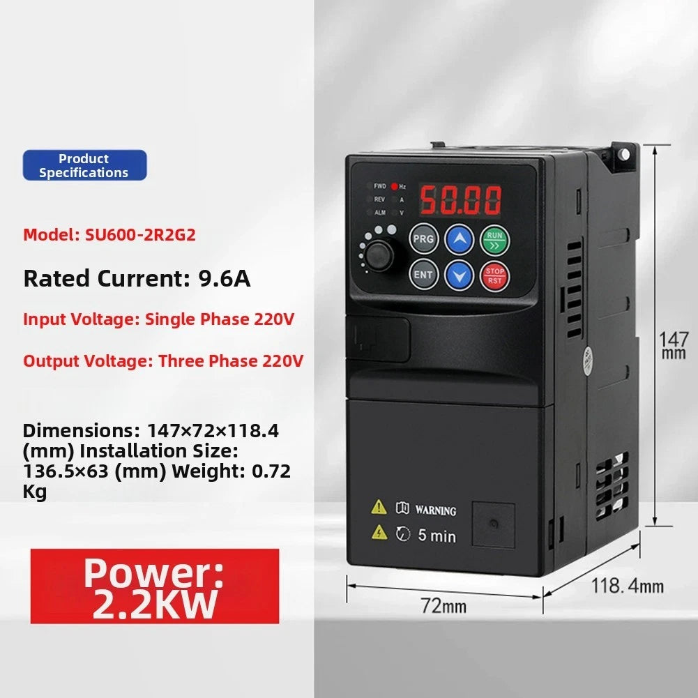 Motor Controller 220V VFD with Overload & Ground Fault Protection