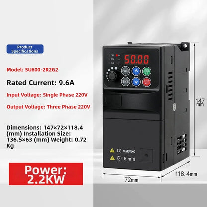 Motor Controller 220V VFD with Overload & Ground Fault Protection