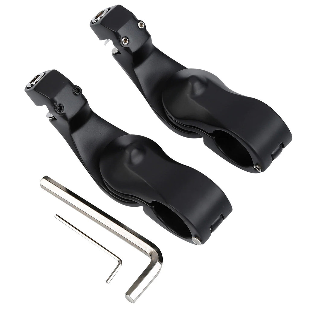1-1/4" Short Angled Adjustable Highway Pegs for Harley Softail