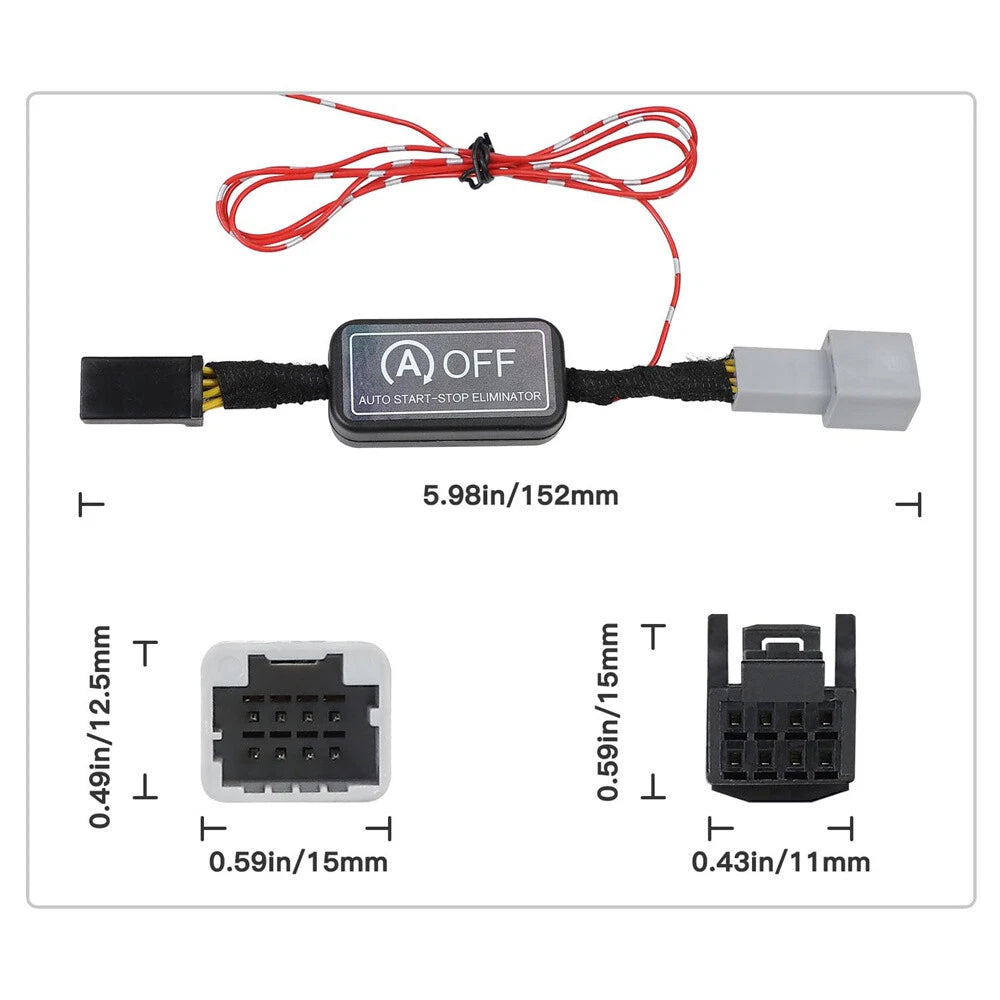 Auto Start Stop A-Off Cable Kit Set For Subaru Forester Crosstrek 2019 2020-2024