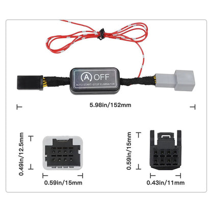 Auto Start Stop A-Off Cable Kit Set For Subaru Forester Crosstrek 2019 2020-2024