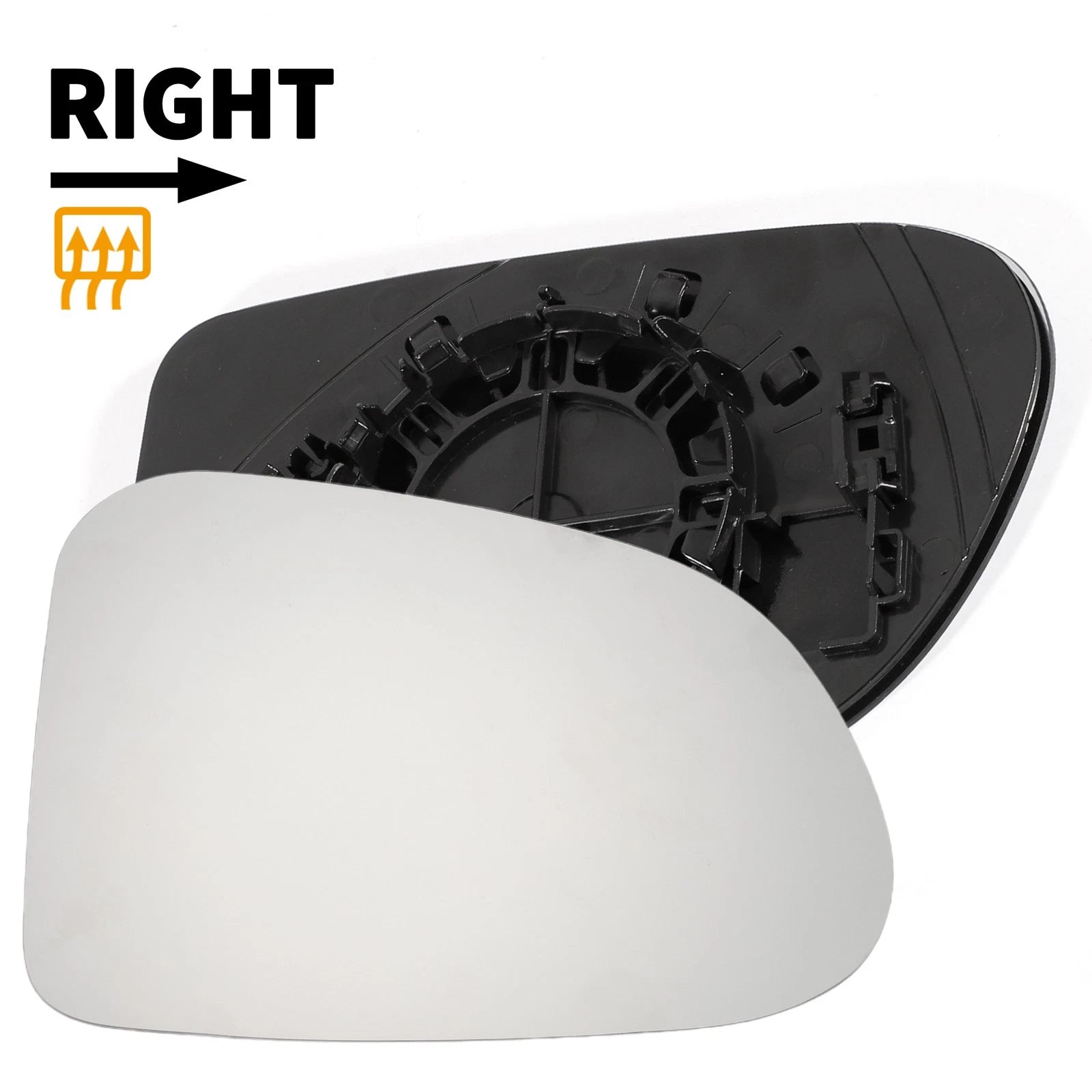 Right Side Mirror Glass with Heated Back for Hyundai Santa Fe (2019–2022)