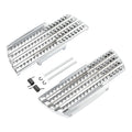 Chrome Driver Footboard Floorboard & Bracket for Harley Softail Slim (2018–2026)