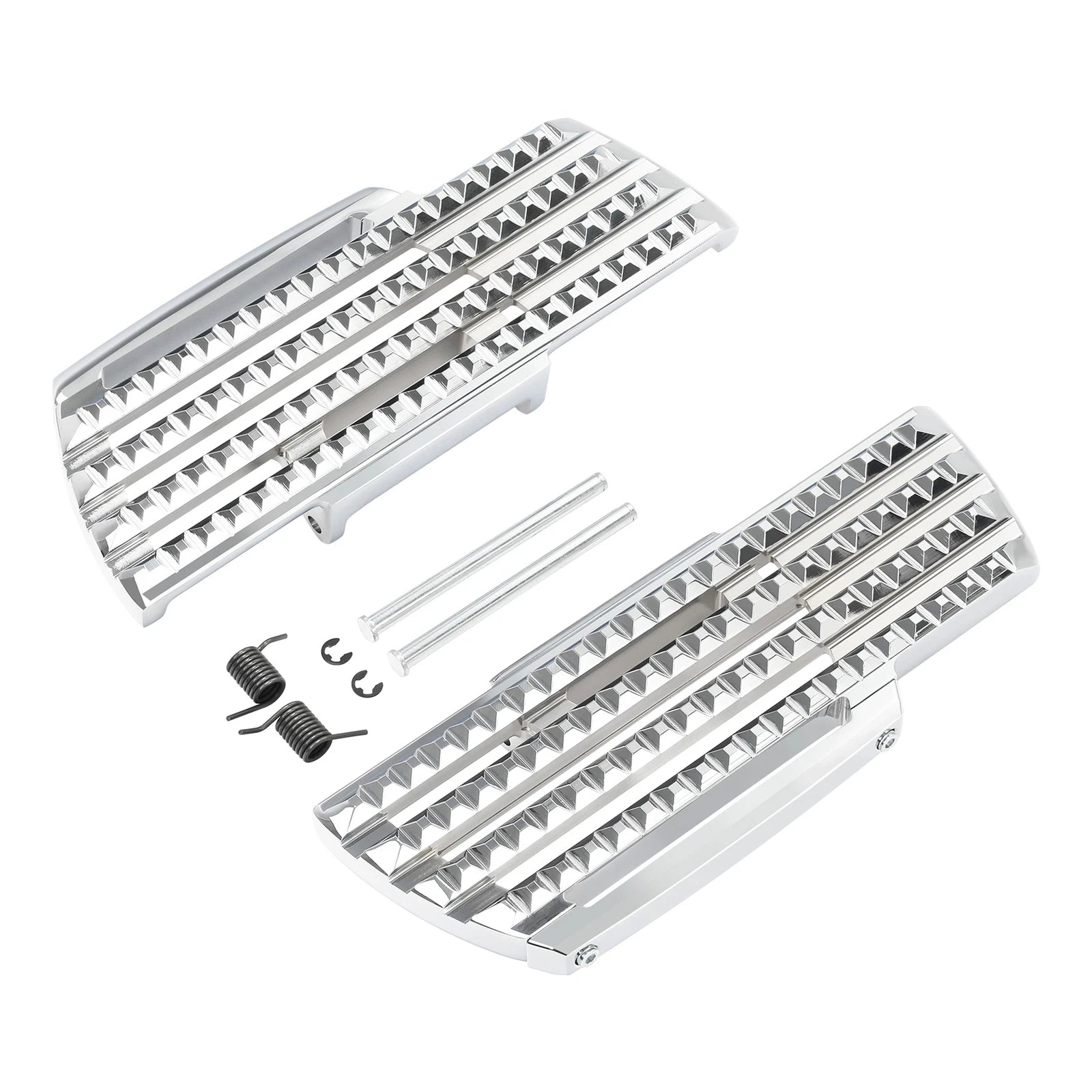 Chrome Driver Footboard Floorboard & Bracket for Harley Softail Slim (2018–2026)