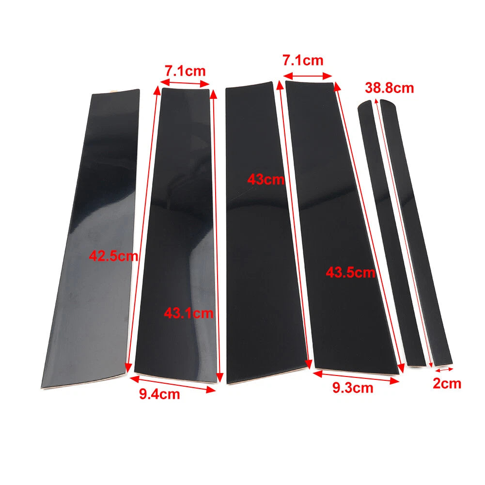 Set of 4 Pillar Posts Door Window Trim Kit for Ford Explorer (2011–2019)