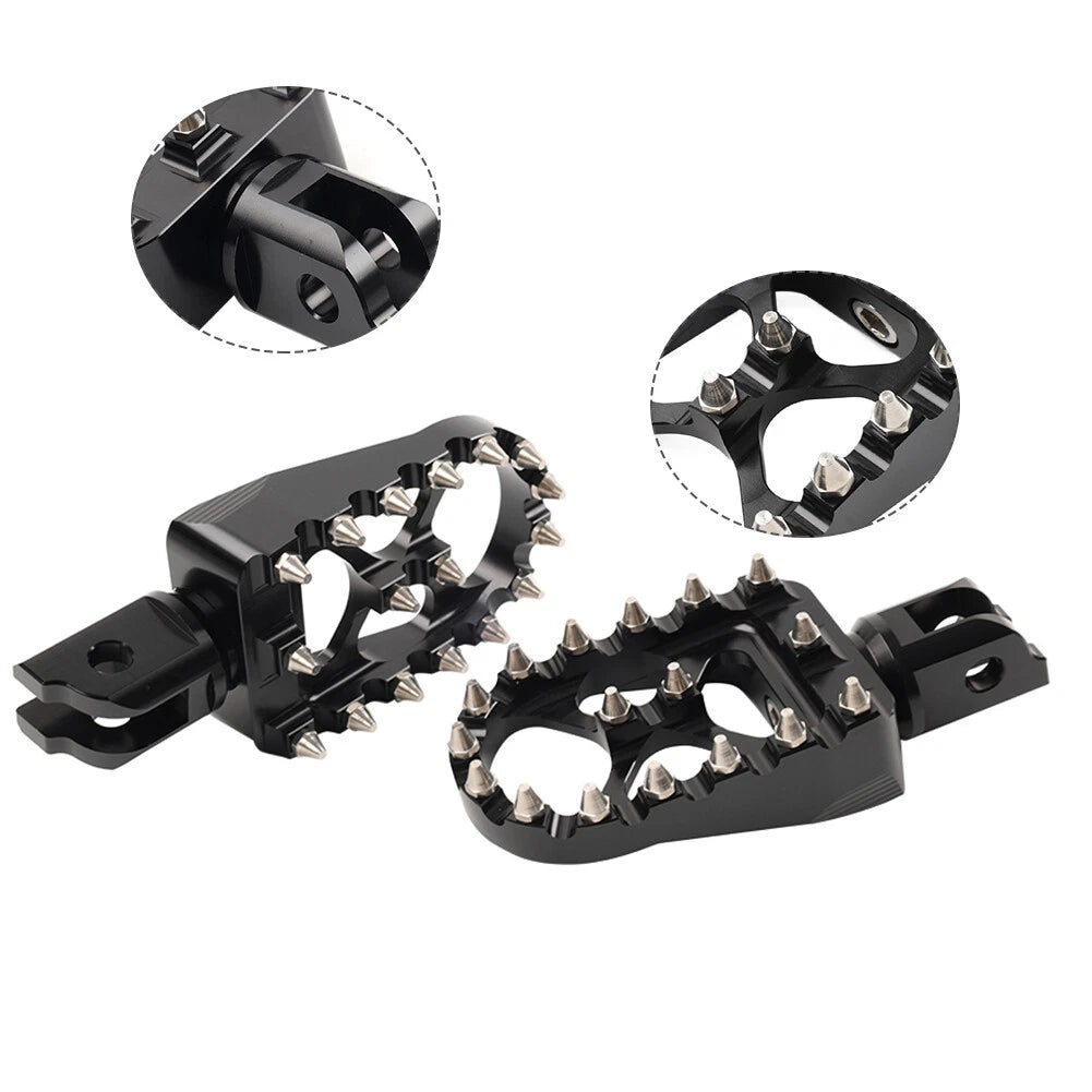 MX Style Foot Pegs for Harley Softail (2018–2023) Black