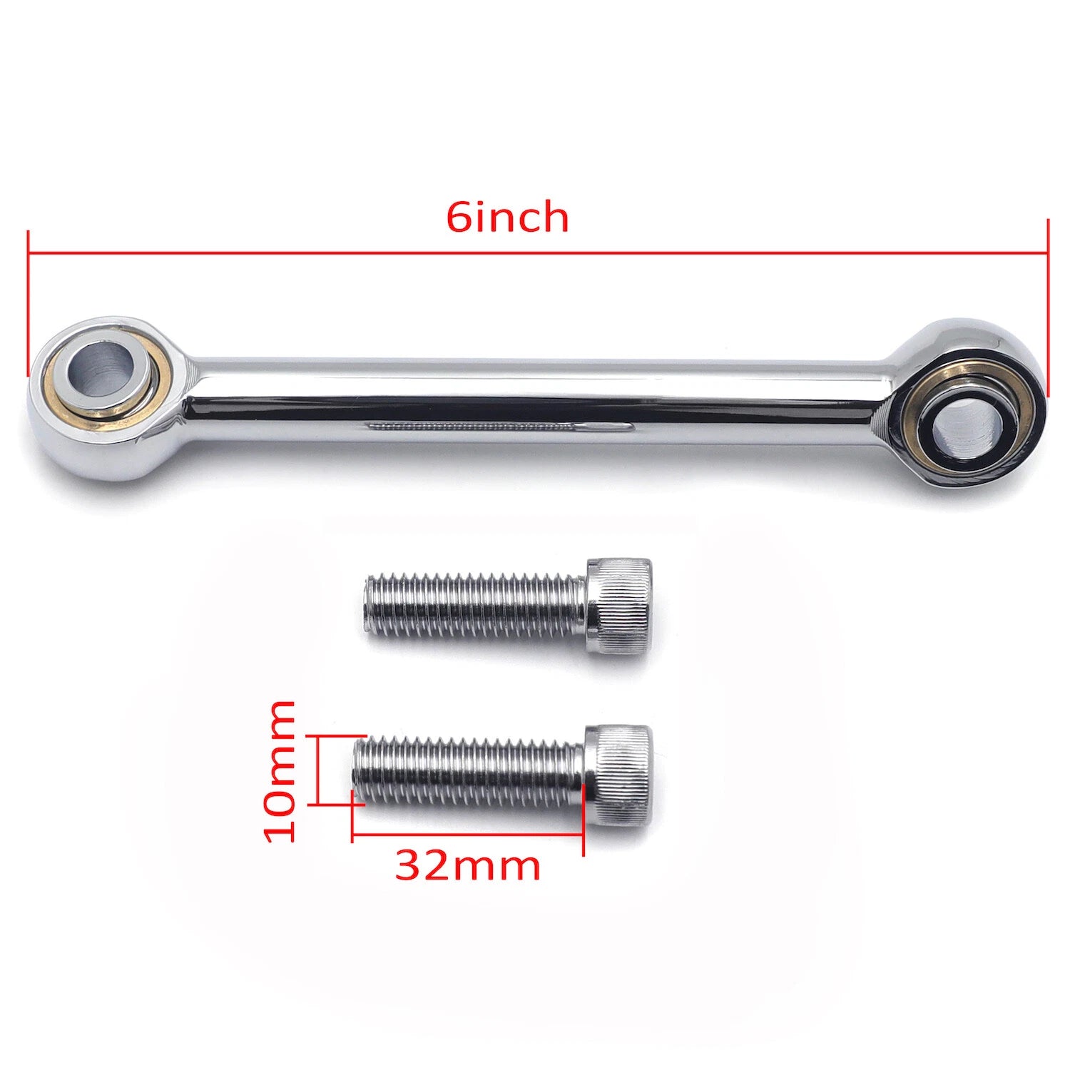Chrome Front Engine Mount Stabilizer Link for Harley Touring Trike (2009–Present)
