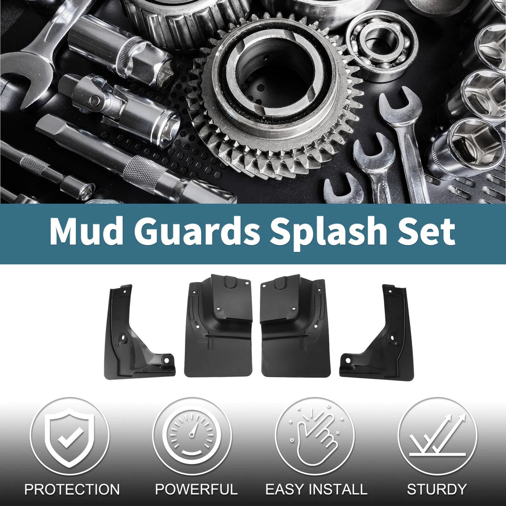 Mud Flaps Splash Guards 1 Set Mud Guards for Toyota Hiace (2005–2011)