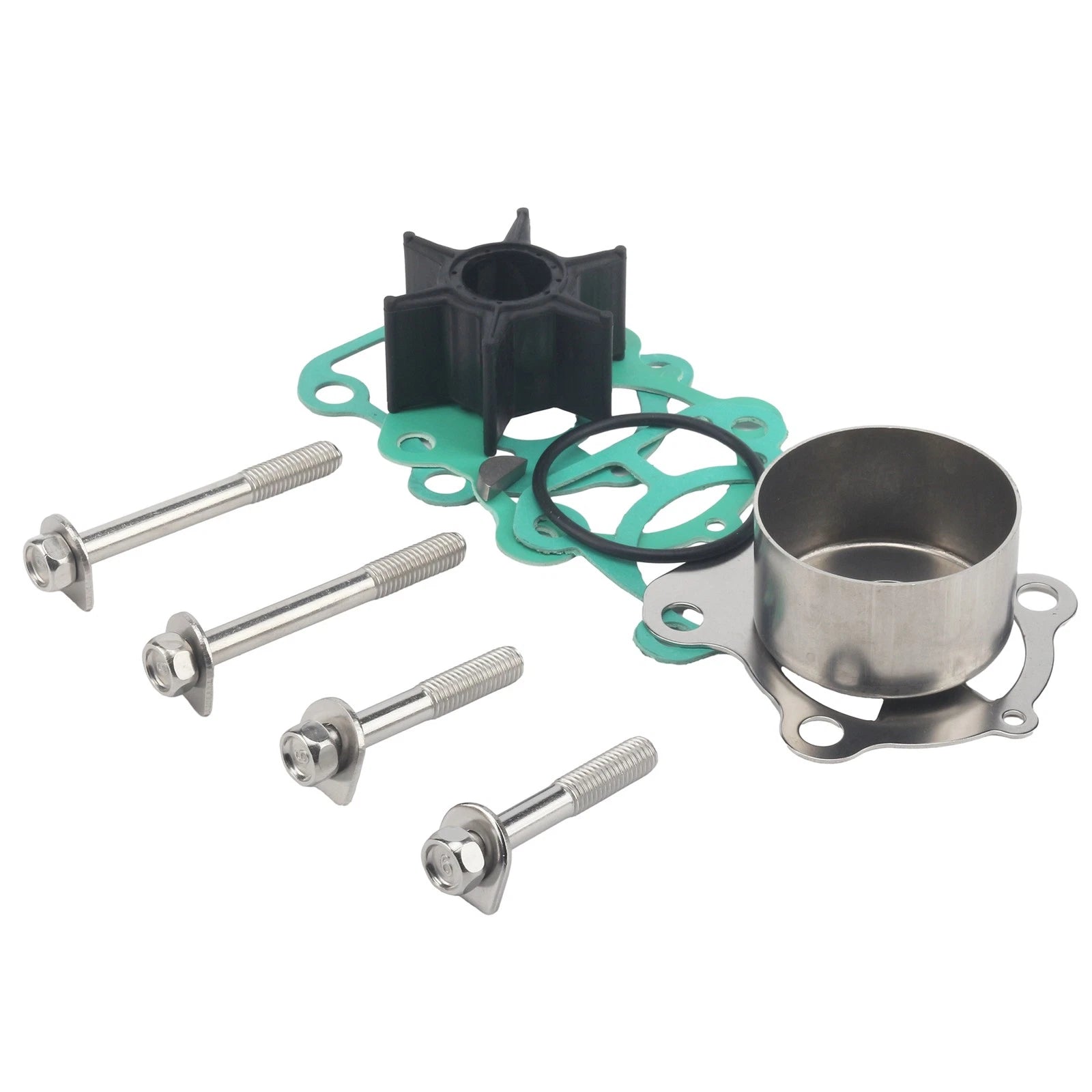 Water Pump Impeller Kit for Yamaha 60-90hp 2 Stroke Outboard (1990–2006) 692-W0078-02-00