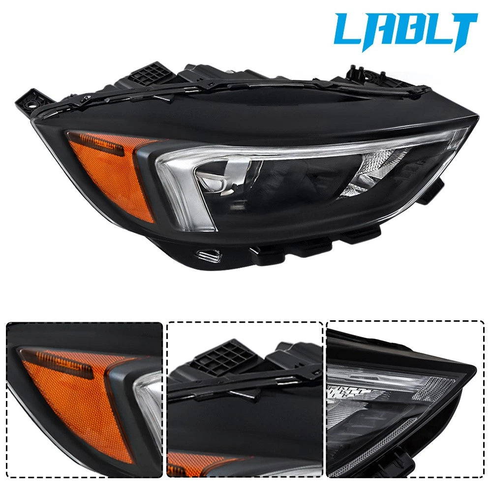 Right Side Headlight Assembly with LED DRL for Ford Edge (2019–2023)