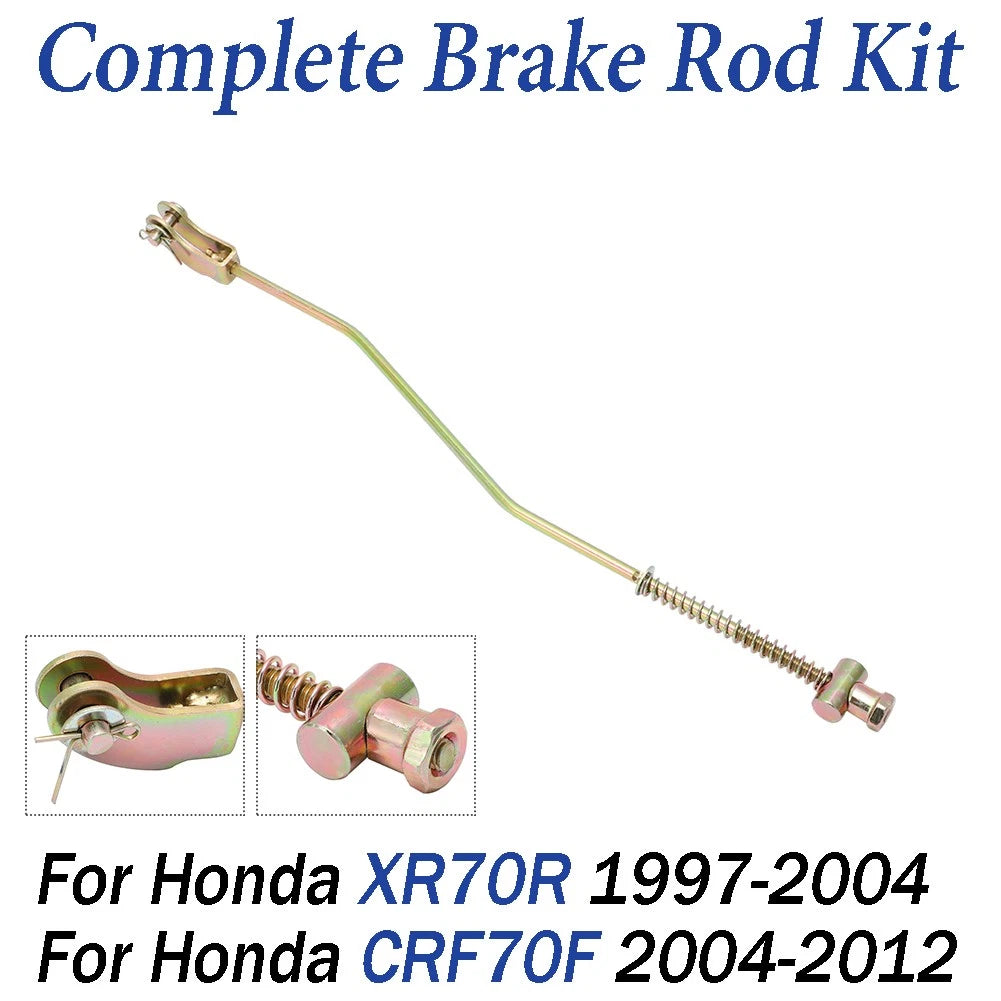 Complete Rear Brake Rod Kit for Honda XR70 CRF70 (1997–2012)