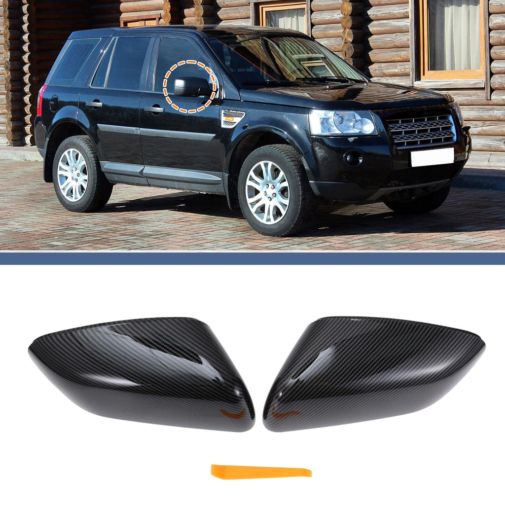 Mirror Cover Cap Set for Land Rover LR2 (2011) - Left Right Replacement