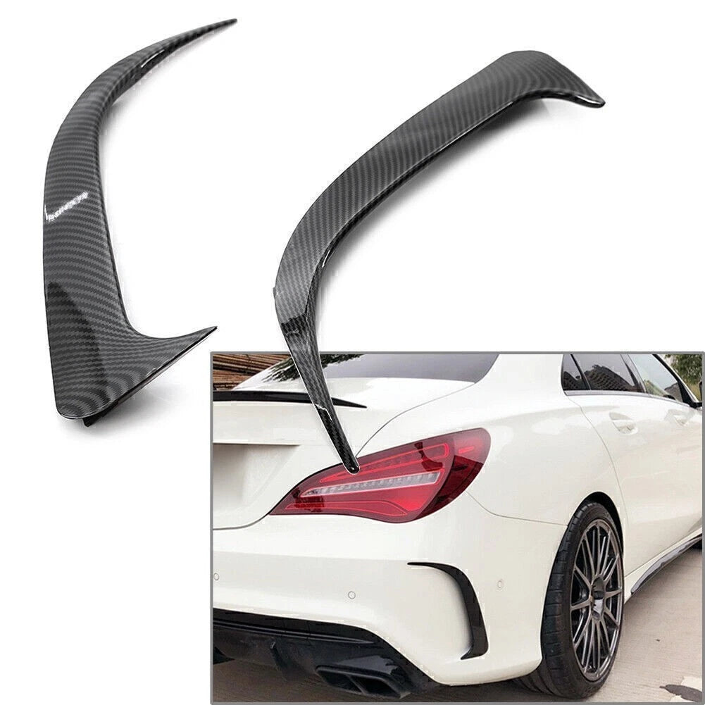 Carbon Rear Bumper Spoiler Air Vent Cover for Mercedes-Benz CLA (2014–2020)