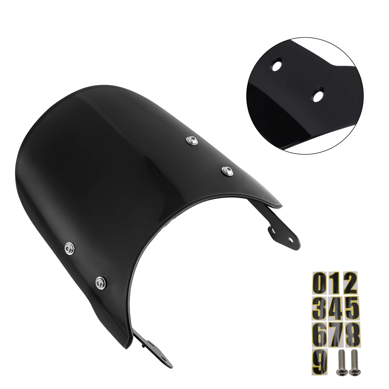 Windshield for Yamaha XSR 155 (2020–2023), XSR 125 (2024–2025) Black