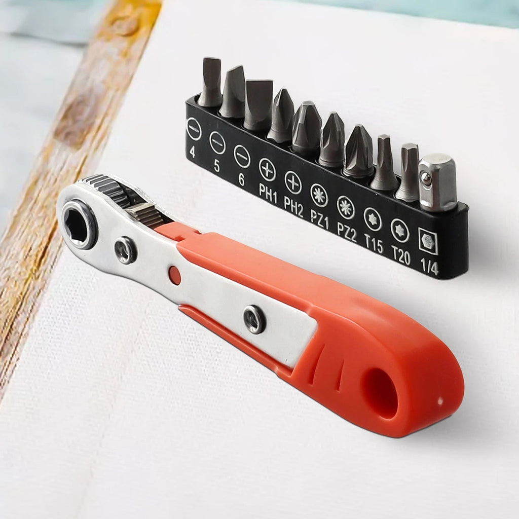 11pc Ratcheting Spanner Set for Automotive Use (RHD)