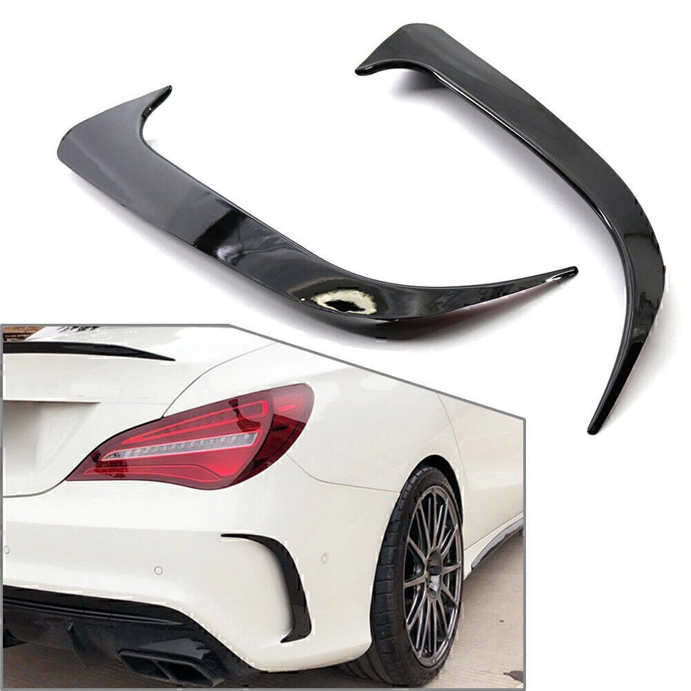 Add-on Rear Bumper Side Vent Canards for Mercedes-Benz CLA200/220/CLA250 (2014–2020)