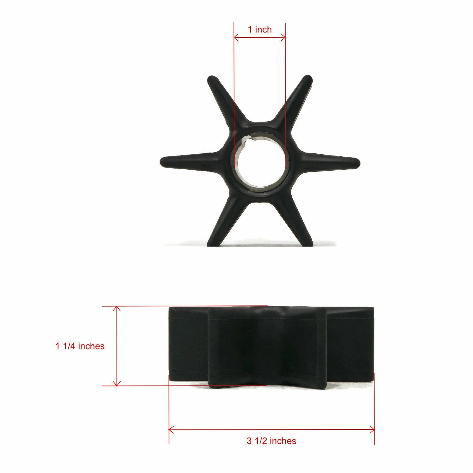 Outboard Water Pump Impeller Kit 47-43026Q06 47-8M0100526 for Mercury Mercruiser