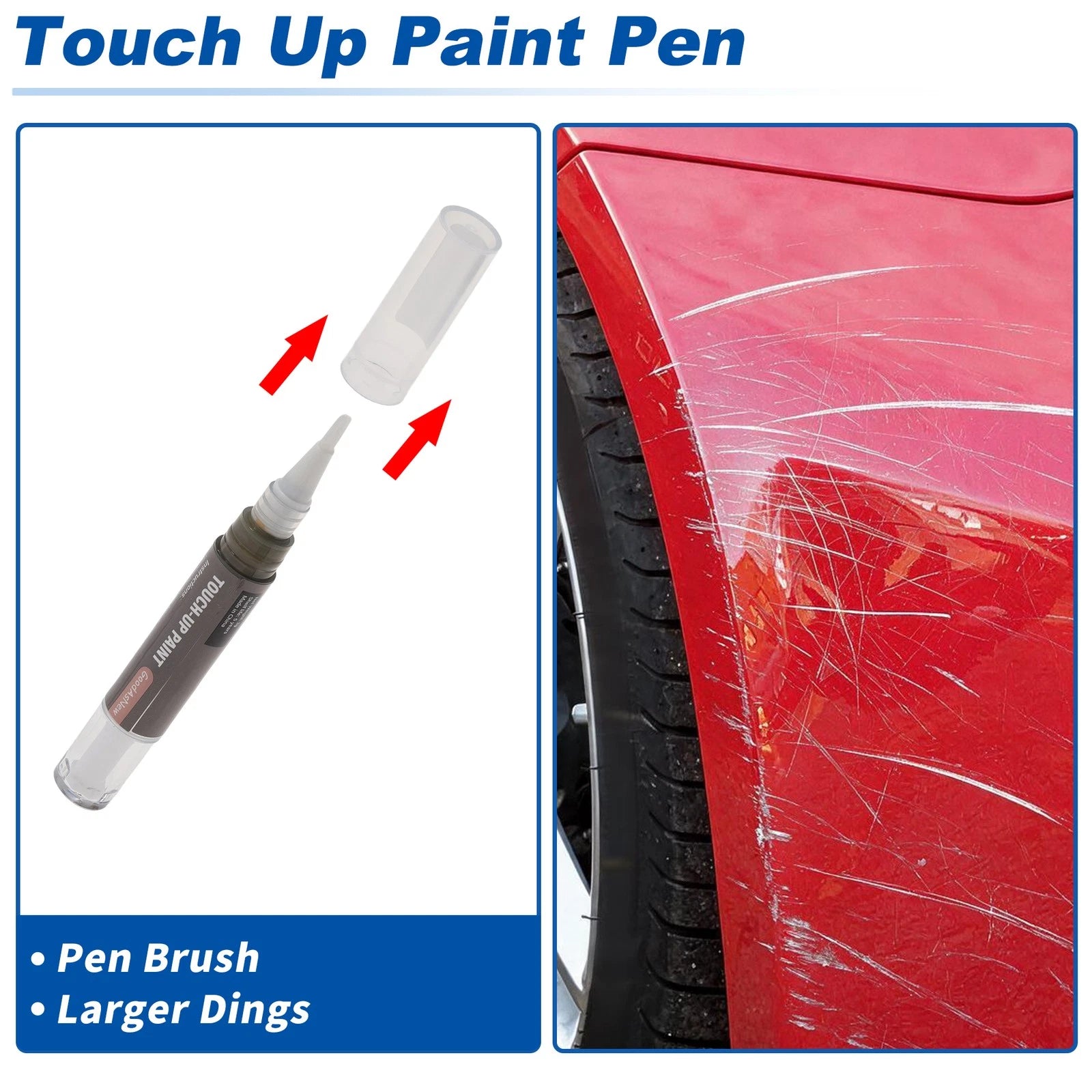 Touch Up Paint Pen Set for Steering Console (Dark Gray)