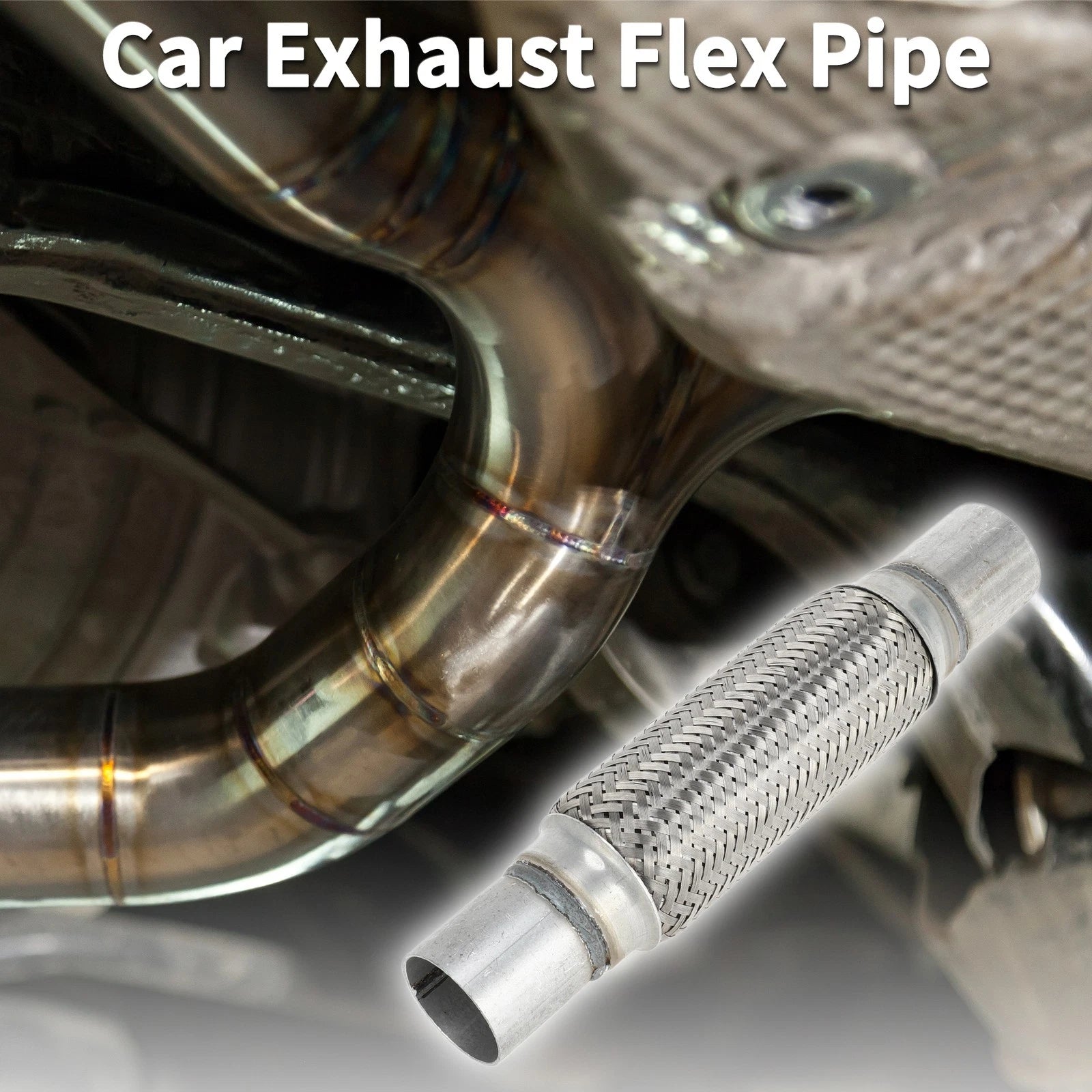Exhaust Flex Pipe 1.88 Inch OD for Universal Applications (1Pc)