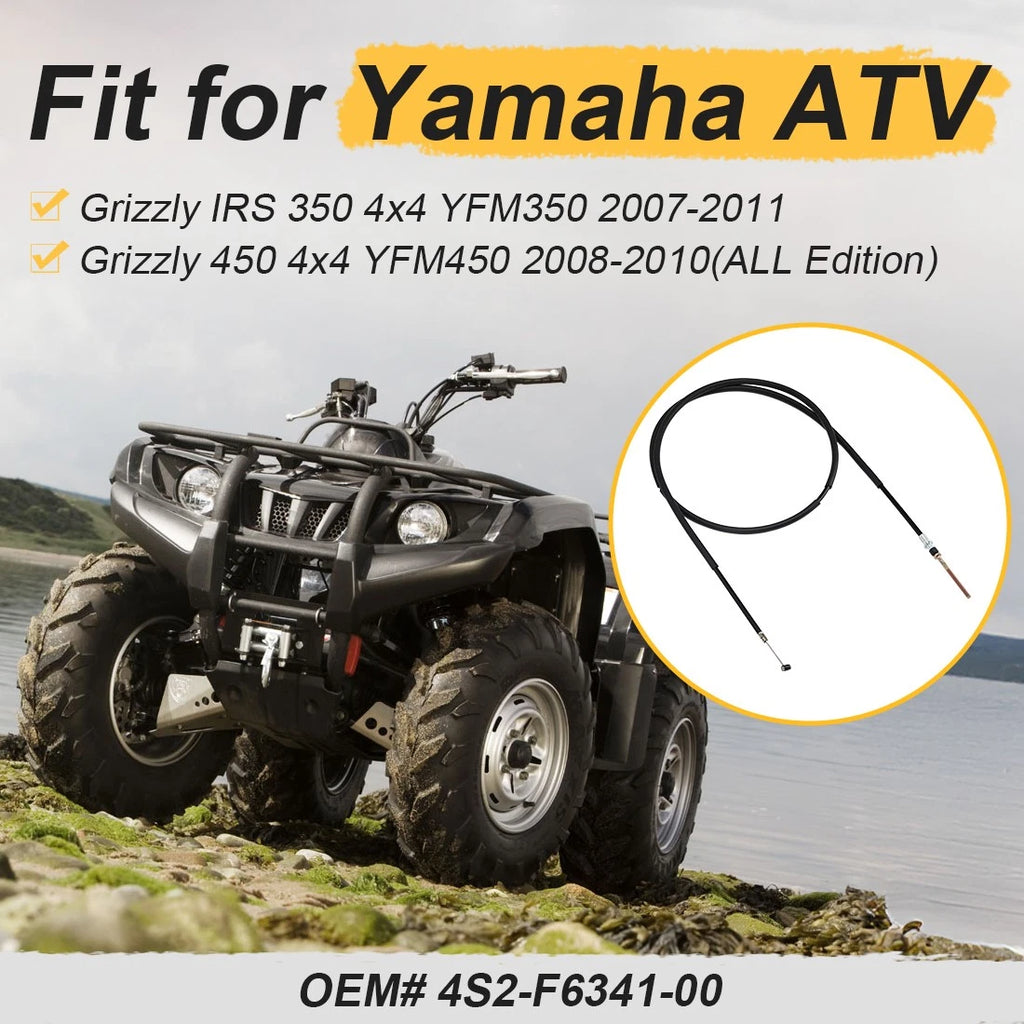 Rear Park Hand Brake Cable for Yamaha Grizzly IRS 350 450 4x4 YFM350 (2007–2011)