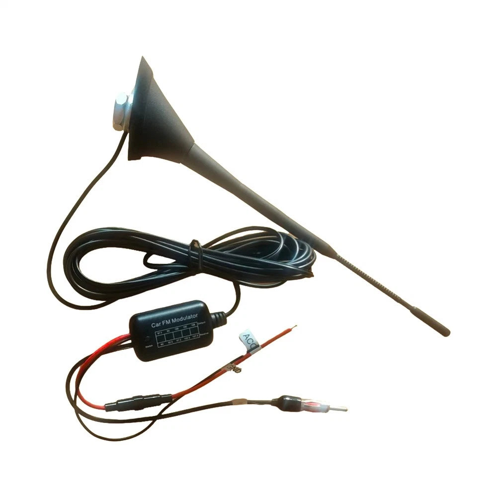 12V Car Antenna Aerial Bluetooth 5.0 FM Modulator Connector