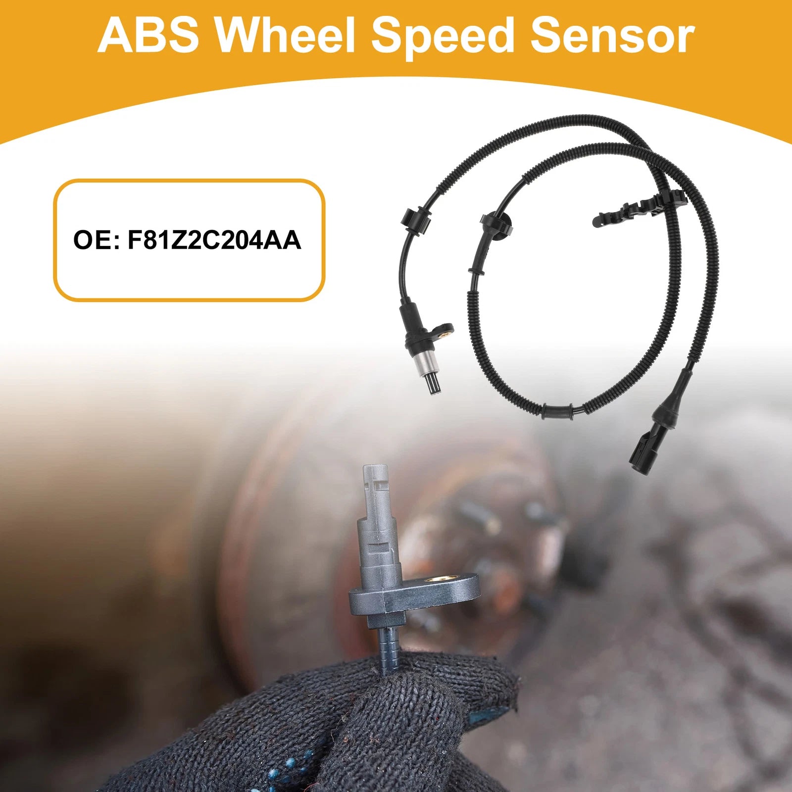 ABS Wheel Speed Sensor F81Z2C204AA for Ford Excursion (2000–2005) Front Right