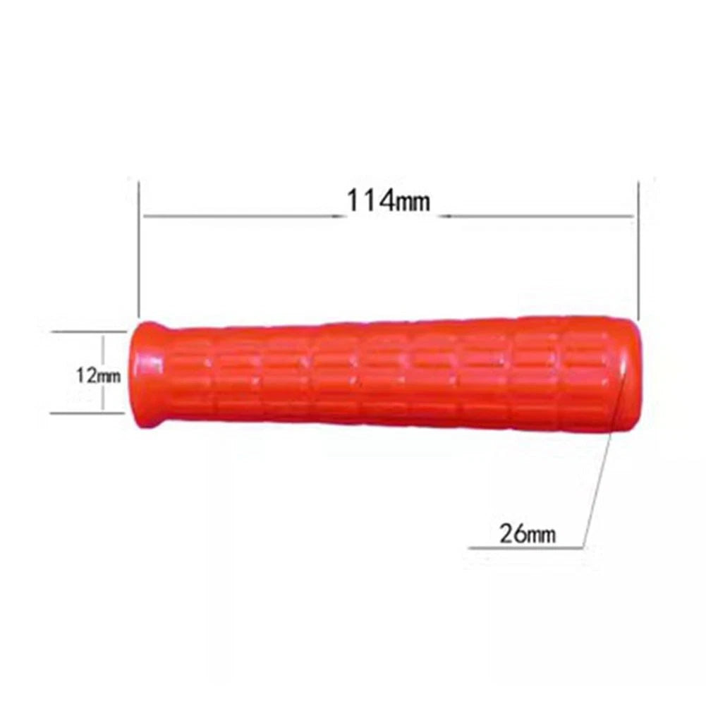 2X Heavy Duty Red Wheelbarrow Handles Replacement for Round Tubes