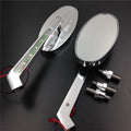 Alloy Turn Signals for Harley Softail FatBoy (Custom, Oval Shape)