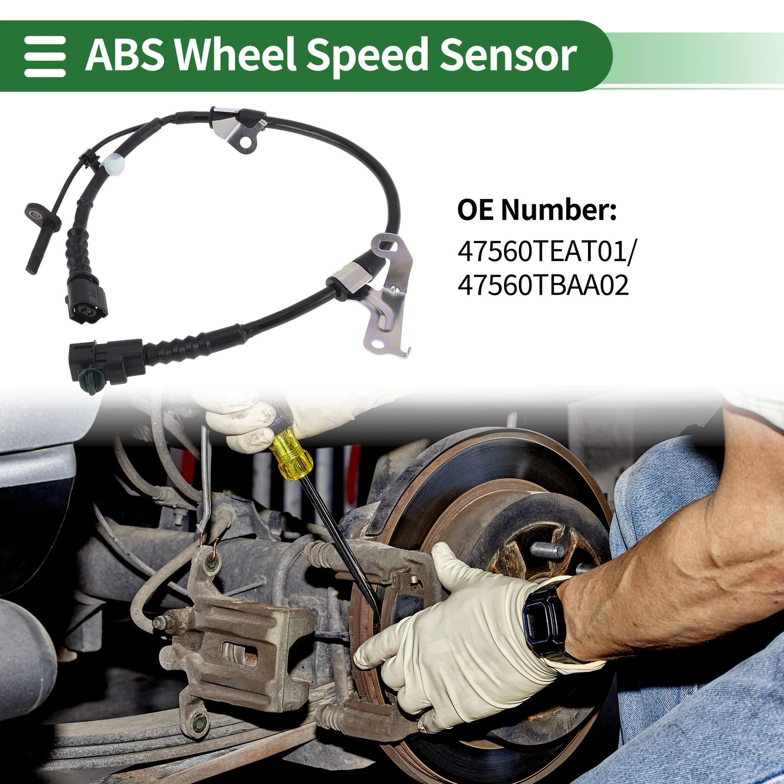 ABS Wheel Speed Sensor Replacement for Honda Civic EX (2017–2019)