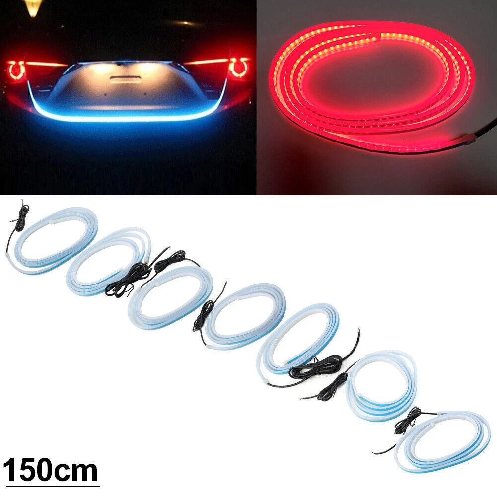 150mm Car Hood LED Daytime Running Light Strip Flexible Car Decorative Lamps