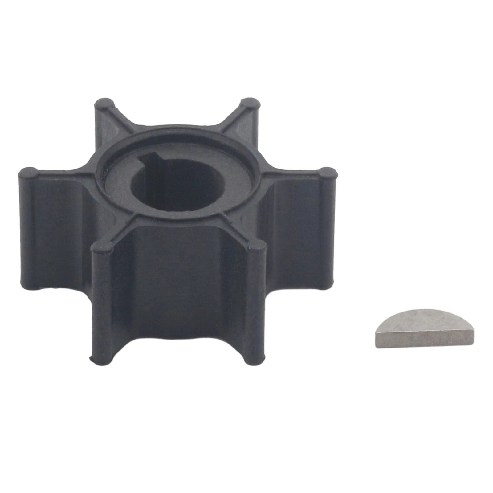 Outboard Water Pump Impeller & Key for Yamaha 6HP 8HP (6G1-44352-00, 18-3066)