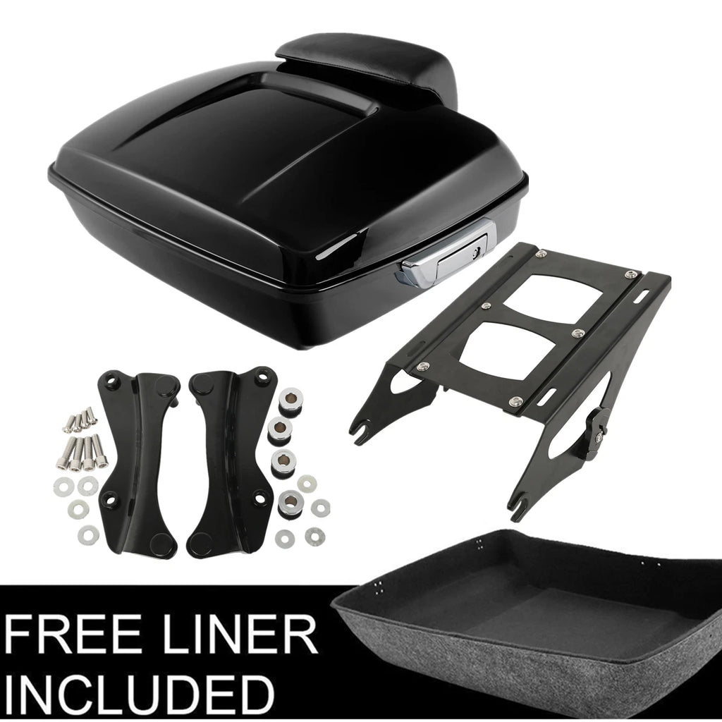 Chopped Trunk Mount Rack & Docking Kit for Harley Touring (2014–2023)
