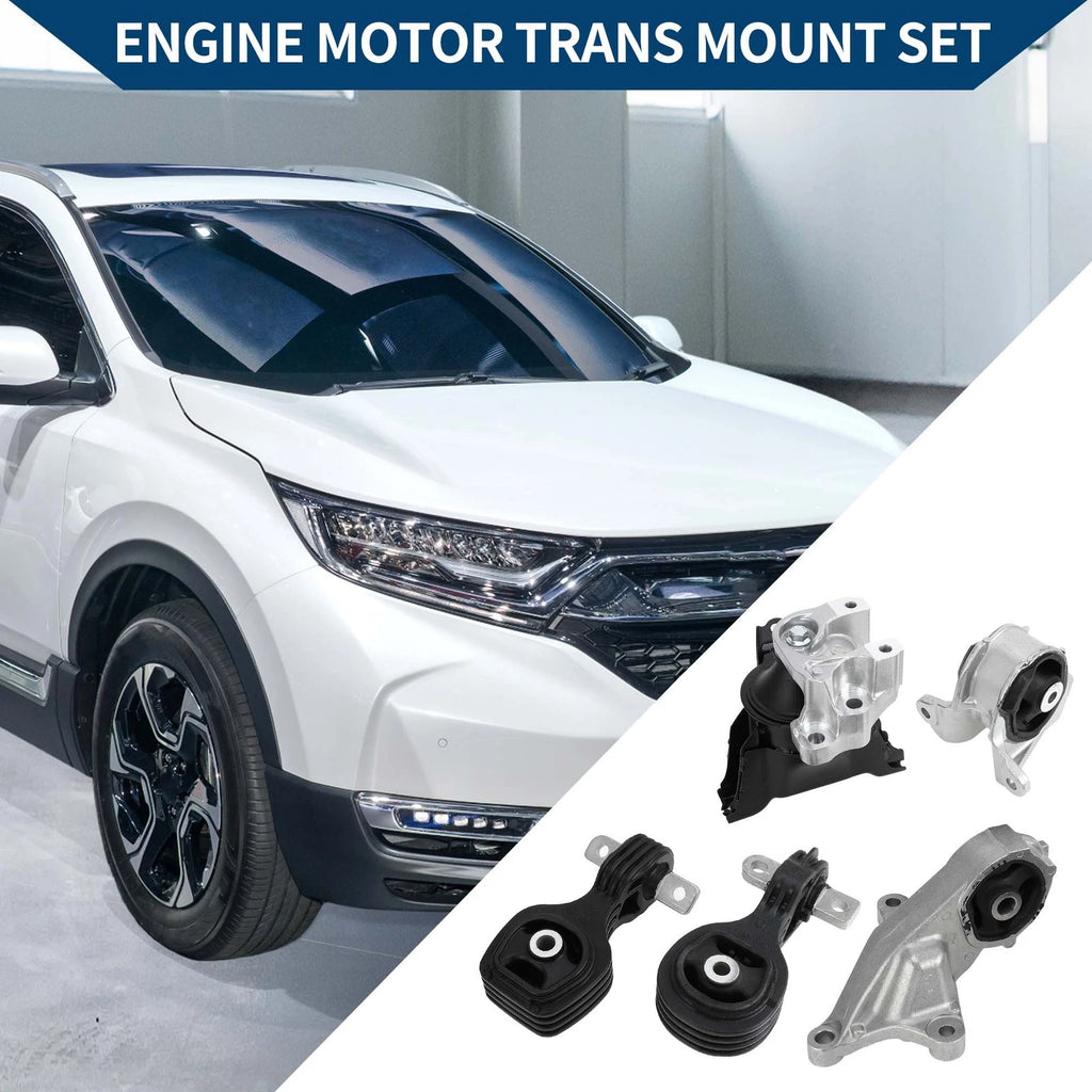 Engine Motor Mount Set for Honda CR-V 2.4L L4 (2007–2016)